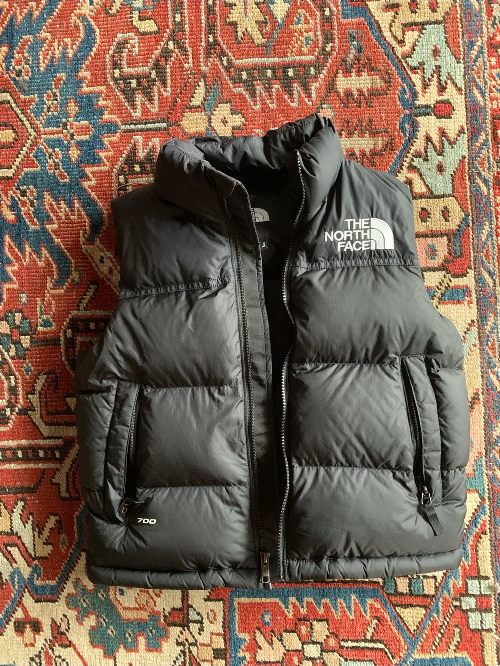 The North Face Teen 1996 Reteo Nuptse Puffer Vest M/10 Black